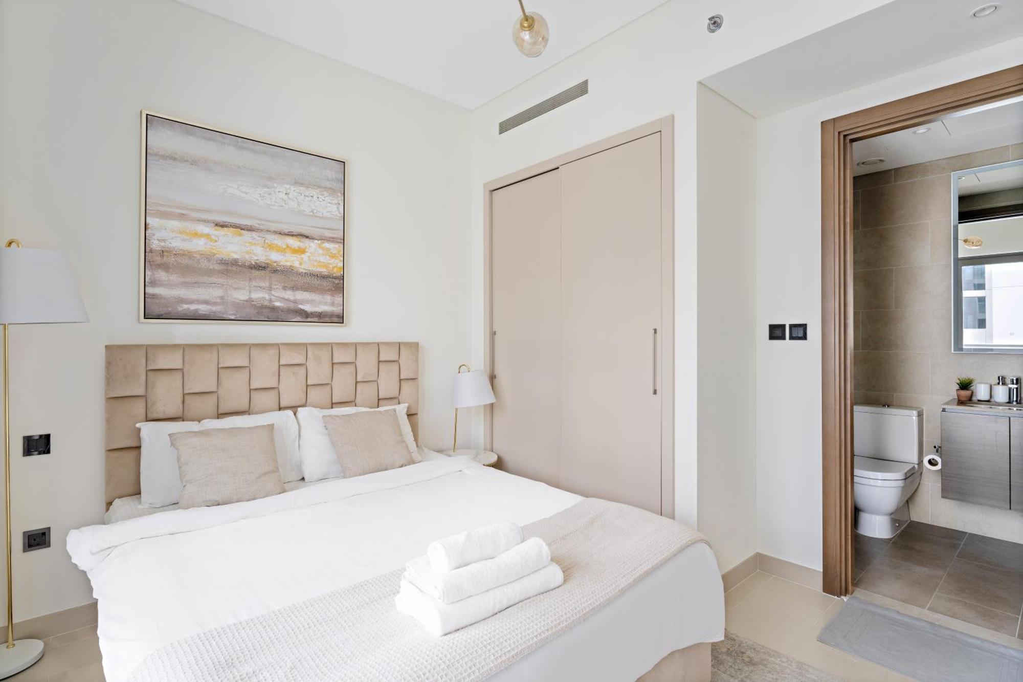 Beautiful 2 Bedroom Next To Business Bay - Sobha Creek Vista Dubai Ngoại thất bức ảnh